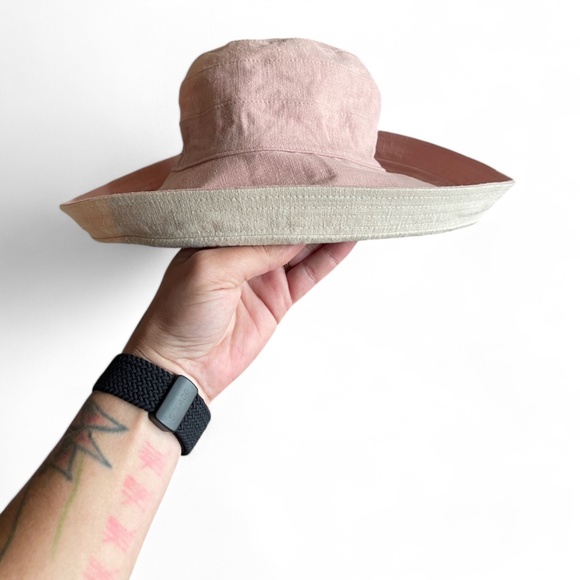 Solbari Holiday Sun Hat UPF 50+ Sun Protective Wide Brim Reversible Beach Garden - Picture 8 of 10